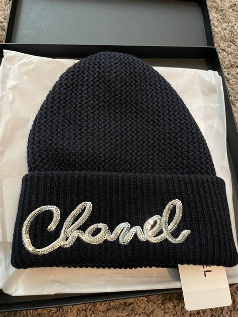 chanel beanie ebay|chanel cashmere beanie.